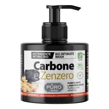 Forhans Puro Detergente Intimo Purificante/Rinfrescante Carbone E Zenzero 250ml