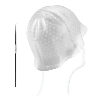 Cuffia meche con tira-ciocche