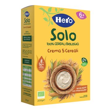 Hero solo crema 5 cereali bio
