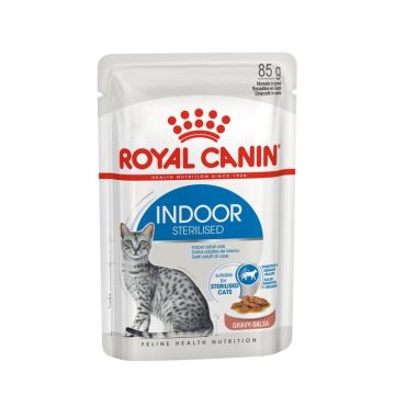 Royal Canin Gatto Indoor Sterilised Busta In Salsa 85 Gr