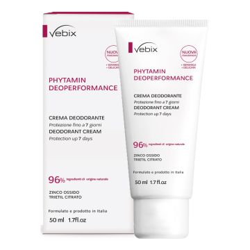Vebix deo performance crema deodorante 7 giorni 30 ml