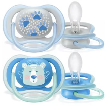 Avent ultra air succhietto zampe/orso maschio 6-18 mesi 2 pezzi