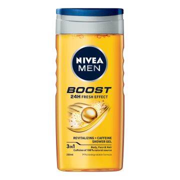 NIVEA - Men Boost - Doccia Shampoo rivitalizzante 250 Ml