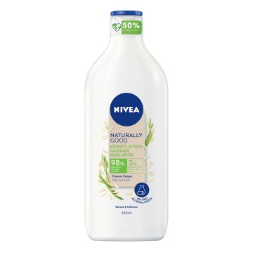 Nivea naturally good crema corpo latte di riso 350 ml