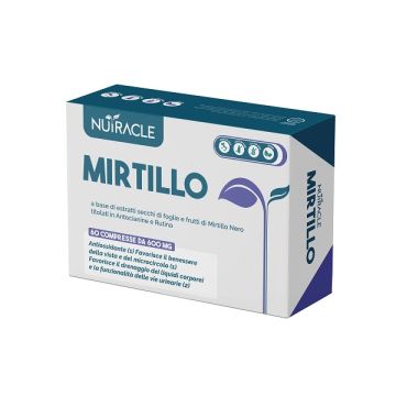 Nutracle mirtillo 60 compresse da 600 mg Nutracle mirtillo 60 compresse da 600 mg