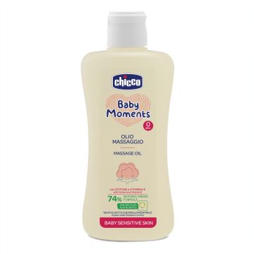Chicco baby moments olio massaggio sensitive 200 ml