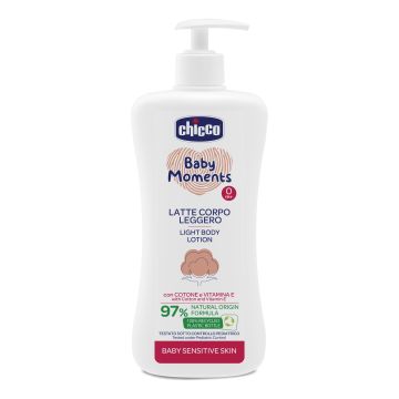 Chicco baby moments latte corpo sensitive leggero 500 ml Chicco baby moments latte corpo sensitive leggero 500 ml