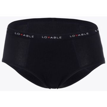 Lovable period panties culotte flusso abbondante nero small