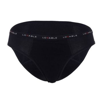 Lovable period panties slip flusso abbondante nero extra large Lovable period panties slip flusso abbondante nero extra large
