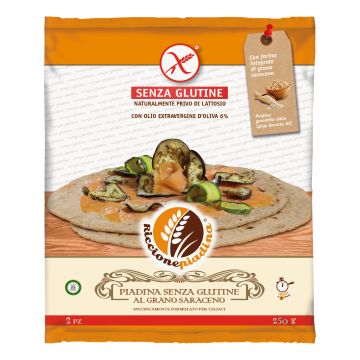 Riccione piadina senza glutine al grano saraceno 2 x 125 g fuori frigo