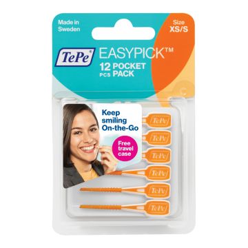 Tepe easypick xs/s arancione 12 pezzi