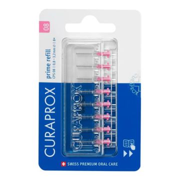 Curaprox Capsule 08 Scovolino Prime Refill Pink 8 Pezzi