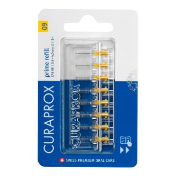 Curaprox Capsule 09 Scovolino Prime Refill Yellow 8 Pezzi