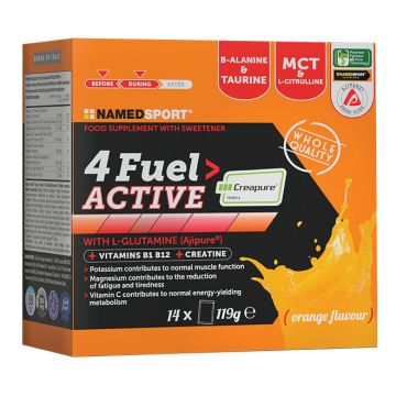 4 fuel> active 14 bustine orange flavour