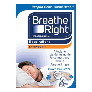 Cerotti nasali breath right extra forte 30 pezzi