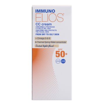 Immuno elios cc cream spf50+ tinted light 40 ml