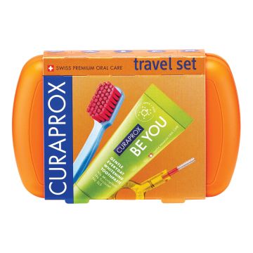 Curaprox travel set orange