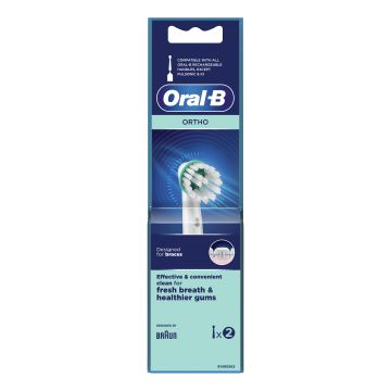 Oralb ortho od17 testina per spazzolino elettrico 2 pezzi