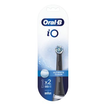 Oral B Testine Di Ricambio Io Ultimate Clean Nere 2 Pezzi