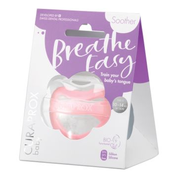 Curaprox baby soother pink 2