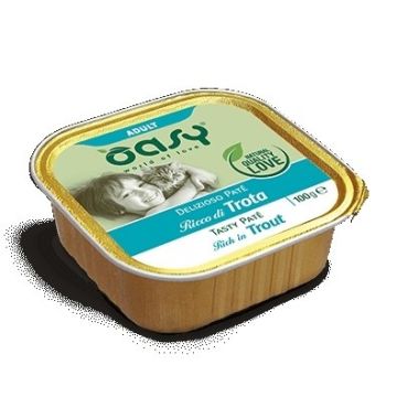 Oasy Gatto Delizioso Pate' Adulto Trota 100 Gr