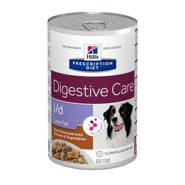 Prescription diet canine i/d low fat chicken&vegetables stew 354 g