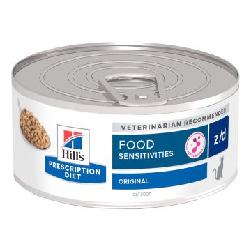 Prescription diet feline food sensitivities z/d 156 g