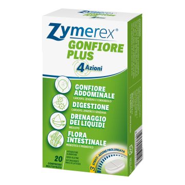 Zymerex Gonfiore Plus Disturbi Digestivi 20 Compresse
