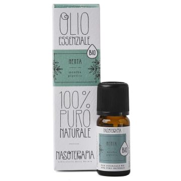 Nasoterapia olio essenziale menta bio mentha piperita parti aeree 10 ml