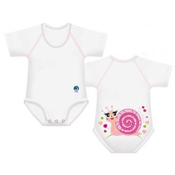 Body 0-36m bio cotton 4season slow friends chiocciola