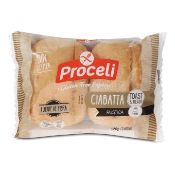 Proceli ciabatta rustica 2 pezzi da 60 g