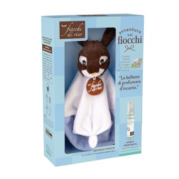 Cofanetto fiocchi di riso avventure doudou azzurro