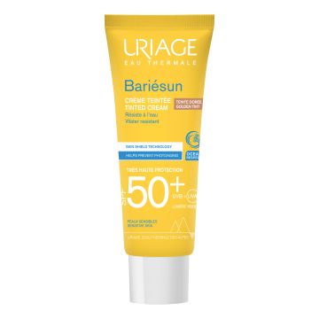 Uriage Bariesun Crema Solare Dorata SPF 50+ Protezione Viso 50 ml