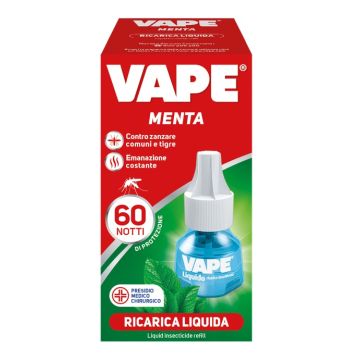 Vape menta ricarica liquida 480 ore 36 ml