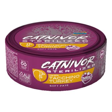 Catnivor sterilized tacchino 80 g