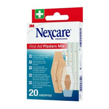 Cerotto nexcare kit first aid assortimento 20 pezzi Cerotto nexcare kit first aid assortimento 20 pezzi