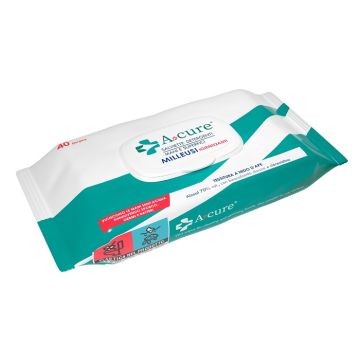 A+cure igienizzante salviette pop-up 40 pezzi