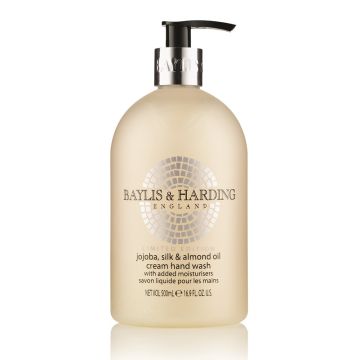 Baylis & harding jojoba seta/olio mandorla sapone mani idratante 500 ml