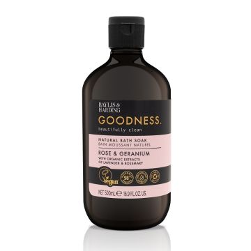 Baylis & harding rosa & geranio bagnoschiuma 500 ml