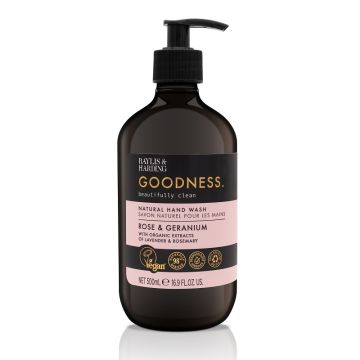 Baylis & harding rosa & geranio sapone mani 500 ml