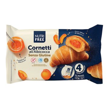 Nutrifree cornetti albicocca 4x60 g