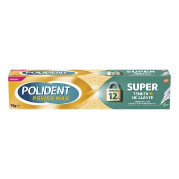 POLIDENT SUPER TENUTA + SIGILLANTE MENTA DELICATA ADESIVO PROTESI DENTALE 70 G