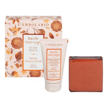 Bacche fiori legni kit mani perfette sapone 100 g + crema mani 75 ml edizione limitata