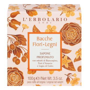 Bacche fiori legni sapone profumato 100 g