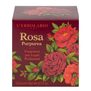 Rosa purpurea fragranza per legni profumati 200 ml