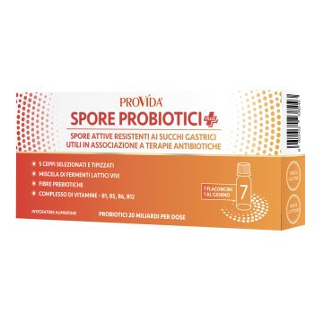 Provida probiotici plus 20 miliardi 7 flaconcini x 8 ml