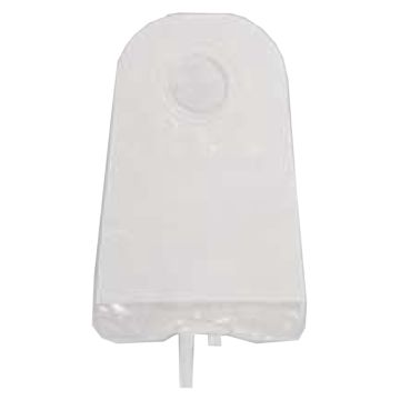 Sacca urostomia natura con chiusura fold-up tap trasparente 45mm