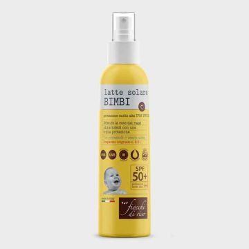 Fiocchi di riso latte solare bimbi 50+ 140 ml spray