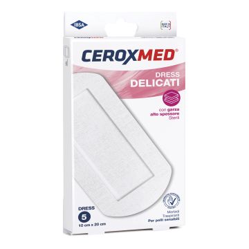 Cerotti Compresse Dress Ceroxmed Delicati 10 X20 Cm 5 Pezzi