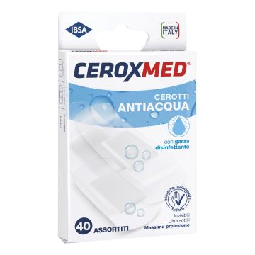Cerotti Antiacqua Ceroxmed Assortiti 40 Pezzi